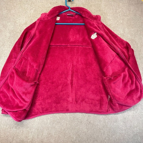 Wake Forest Deacs Fleece Sweater Jacket Women's 2XL Pink Champion Full Zip Mock - Picture 8 of 15